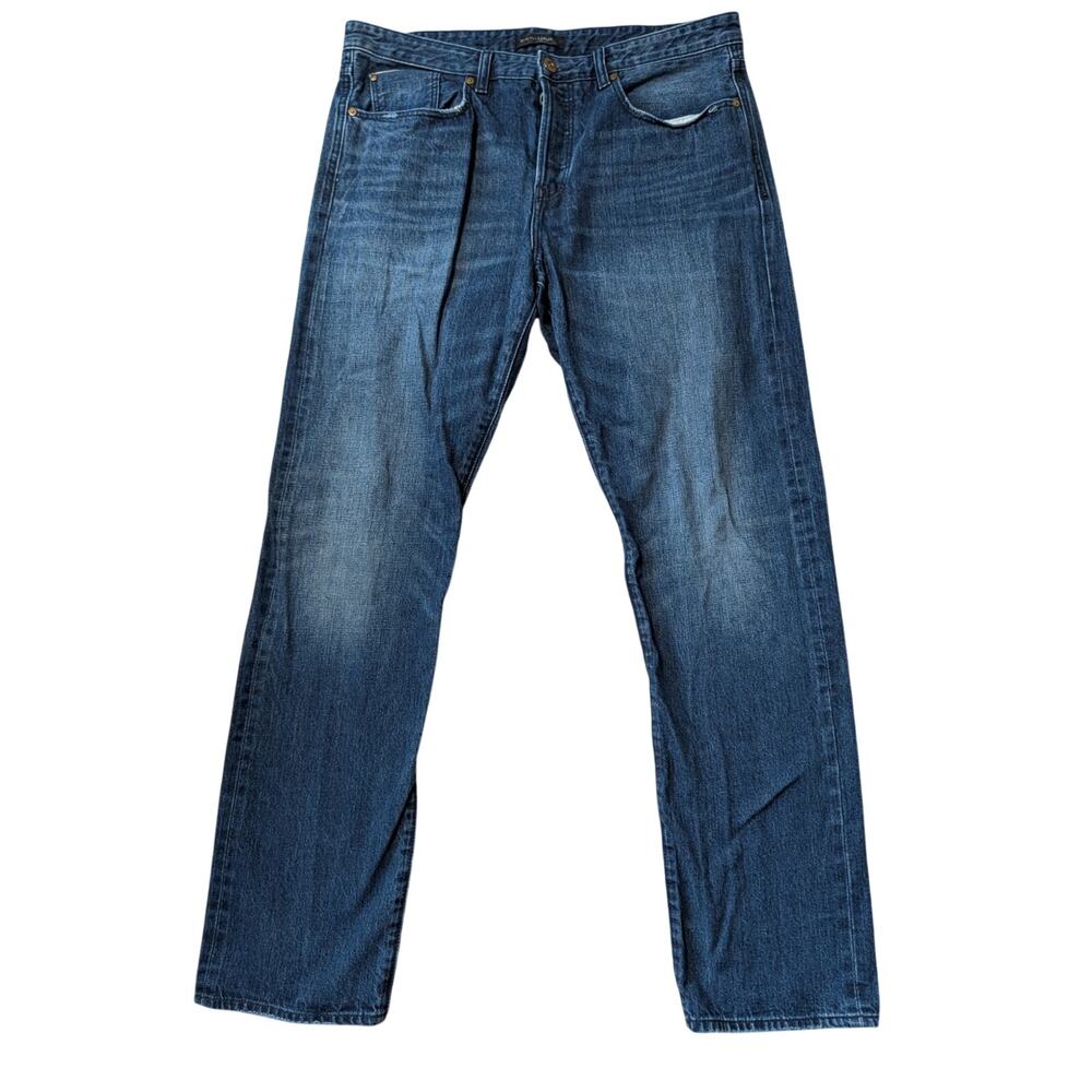 Banana Republic Men's Slim Fit Premium Denim Jeans Medium Wash Blue 36x34